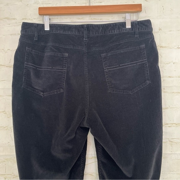 J.Jill Black Stretch High Rise Corduroy Bootcut Pants - Picture 5 of 11